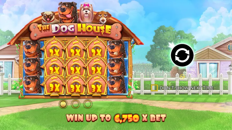 The Dog House slot by Pragmatic Play – game screen